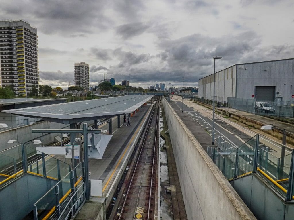 East London DLR Station