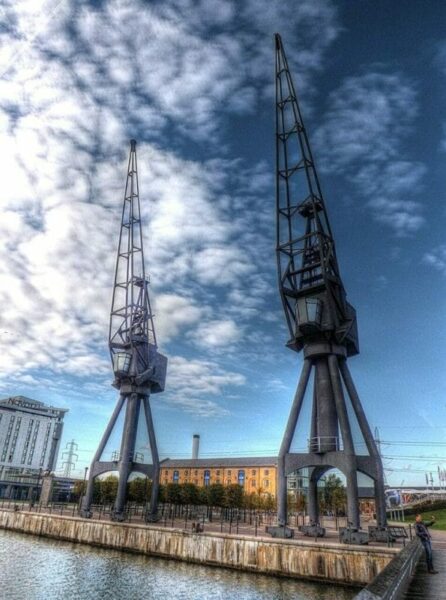 Docklands Cranes, Royal Victoria Dock, East London