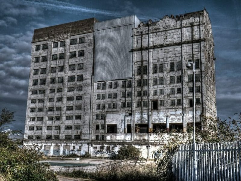 Millennium Mills Derelict East London.