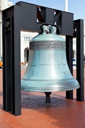 Replica of the Liberty Bell.