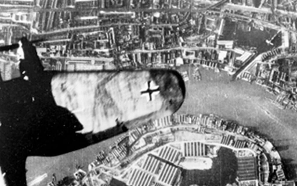 WW2 Limehouse aerial photo.