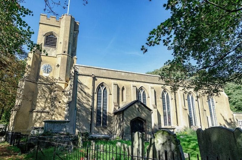 St Mary's Church, the oldest building in Walthamstow, dating as far back as the 13th century.