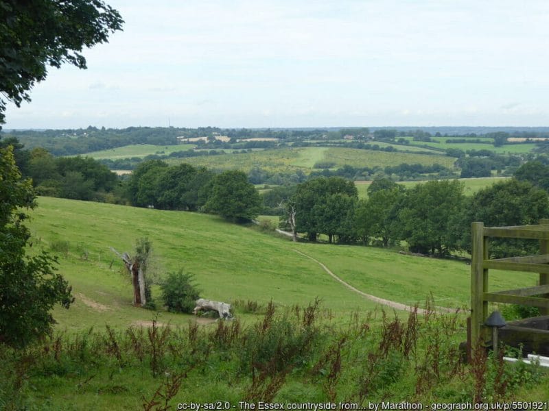 View west of Havering-atte-Bower